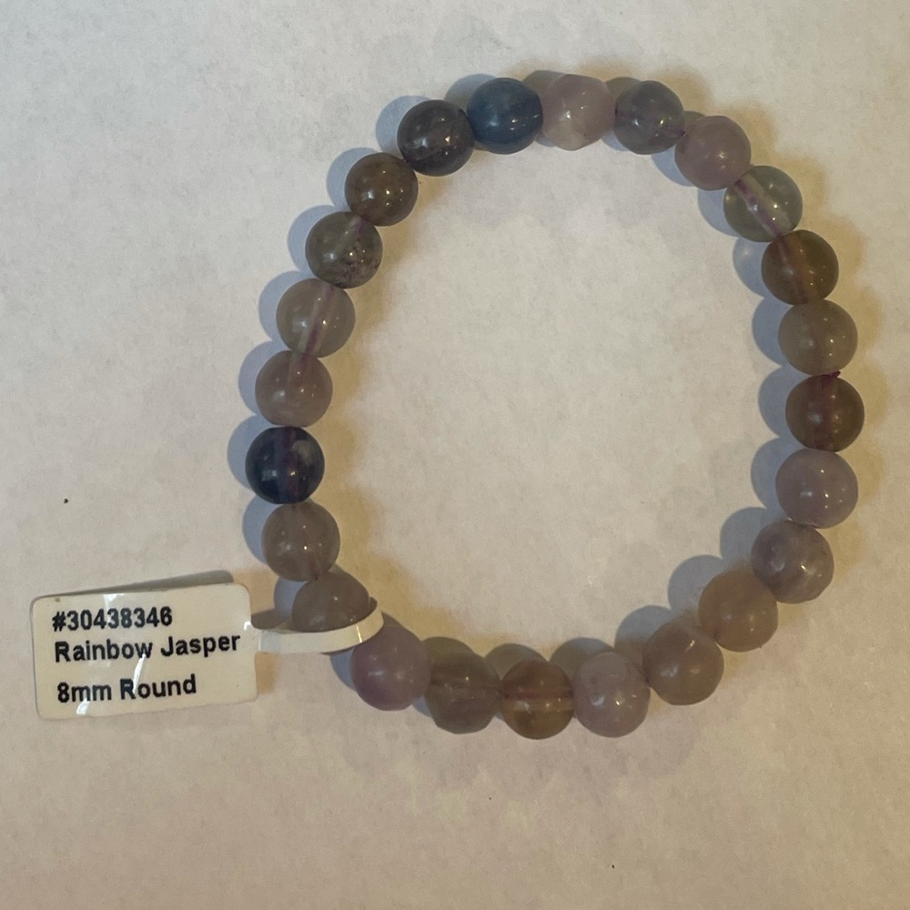 Rainbow Jasper Bracelet 8 mm round